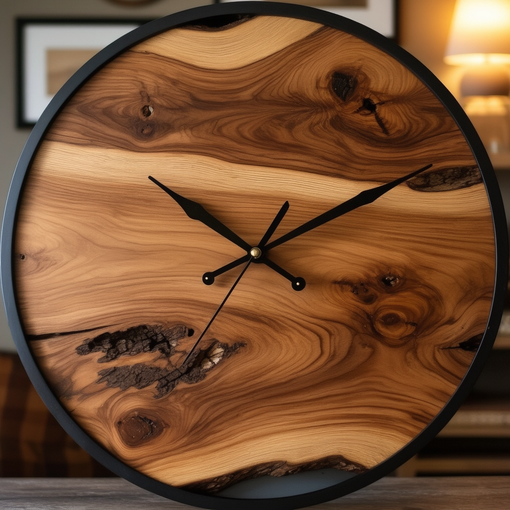LucidHour – Transparent Wall Clock with Modern Minimalist Design