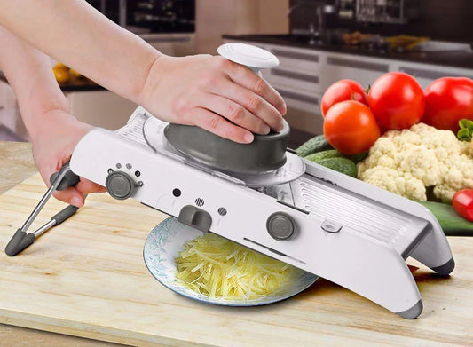 ProSlice Mandoline Vegetable Slicer – Adjustable Stainless Steel Blades for Precision Cutting