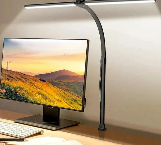 DeskLight - Modern Dual-Head LED Desk Lamp, Stylish Office Lighting