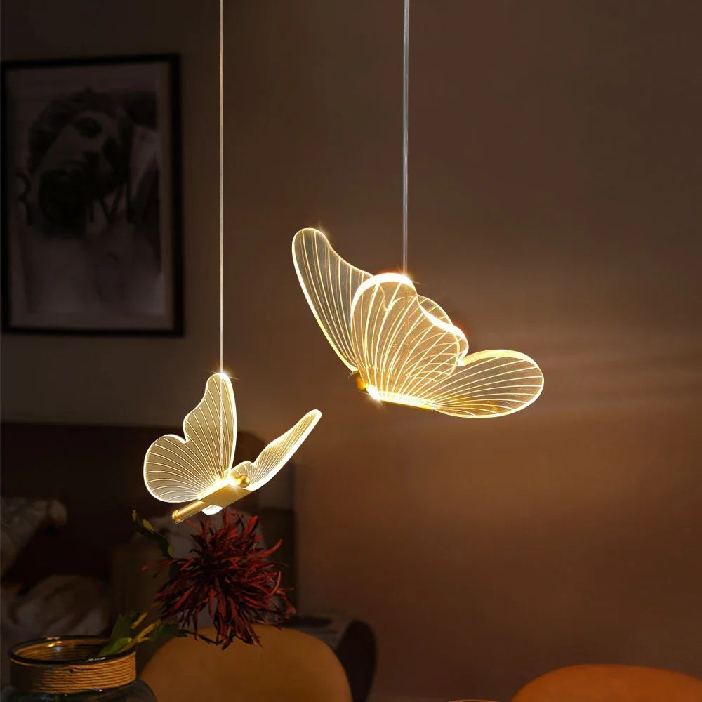 ButterflyGlow - LED Pendant Lights in Butterfly Shape