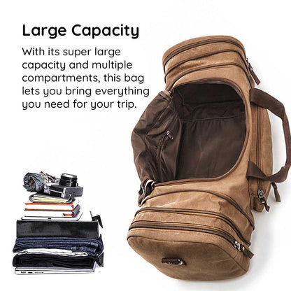 Large Capacity Canvas Travel Bag