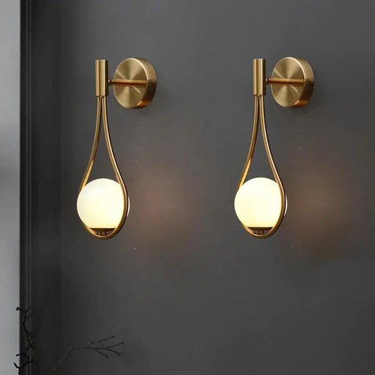 LumaNord Minimalist Nordic LED Wall Light – Modern Industrial Design in Black or Gold