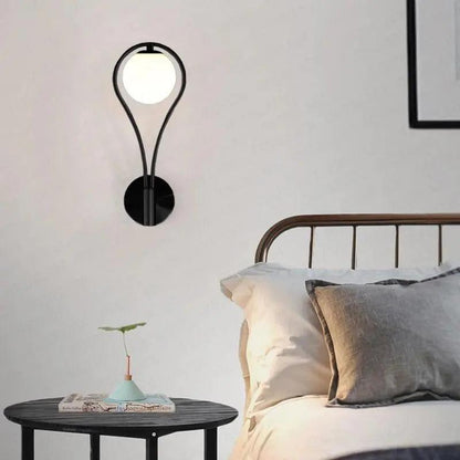 LumaNord Minimalist Nordic LED Wall Light – Modern Industrial Design in Black or Gold