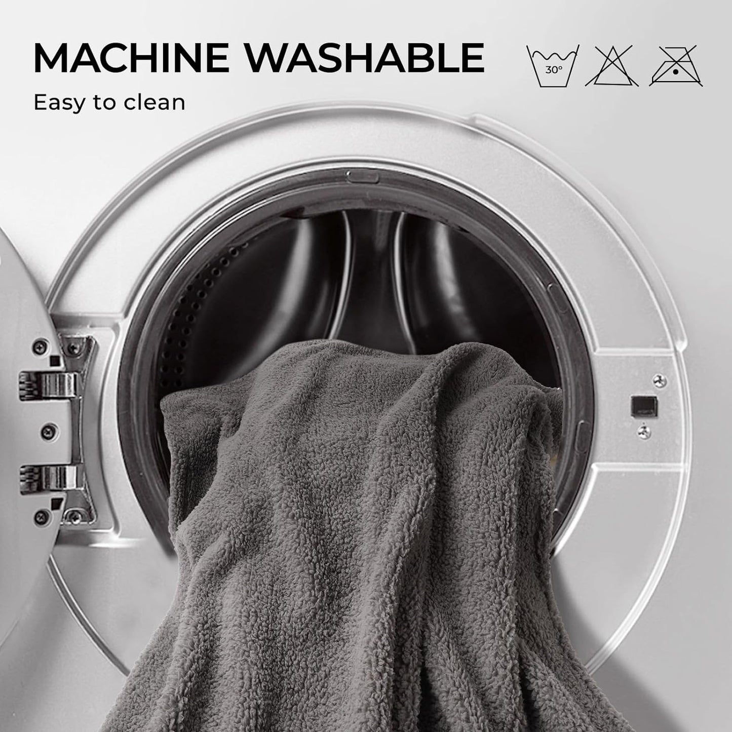 LoveGuard – Waterproof Couples Blanket | Ultra-Soft Sherpa Comfort & Spill-Proof Protection