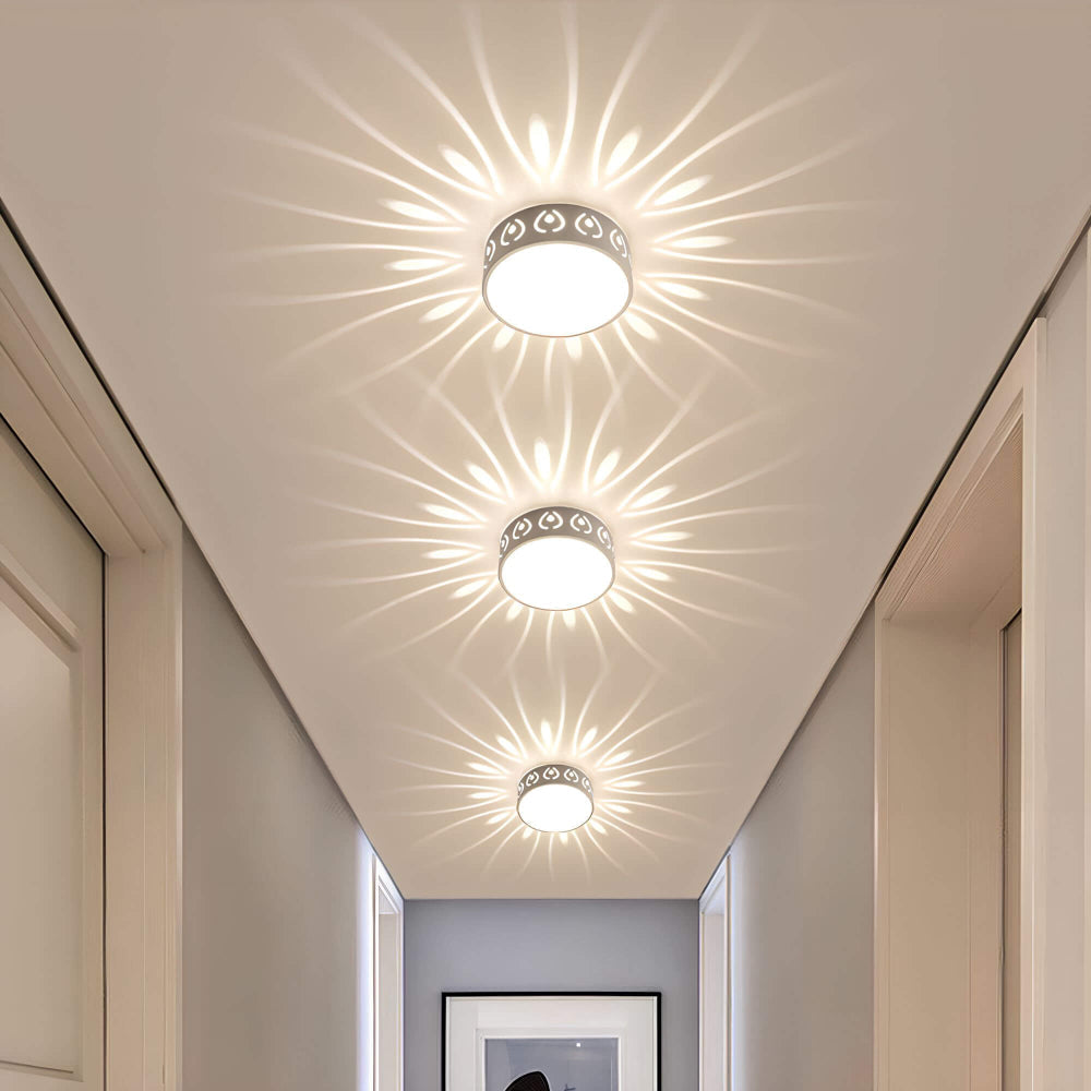 LumiForm – Minimalist LED Ceiling Light with Soft Warm Glow