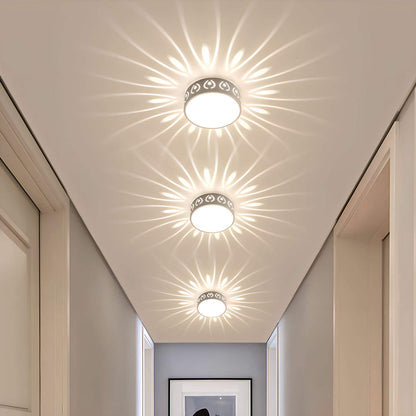 LumiForm – Minimalist LED Ceiling Light with Soft Warm Glow