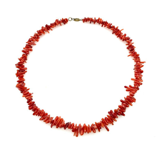 Lunaria – Trendy Women’s Red Coral Necklace