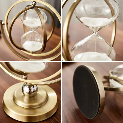 Artivo – Gold Design Hourglass | Luxury Home & Office Sand Timer Decoration