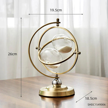 Artivo – Gold Design Hourglass | Luxury Home & Office Sand Timer Decoration