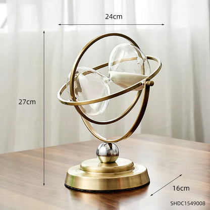 Artivo – Gold Design Hourglass | Luxury Home & Office Sand Timer Decoration