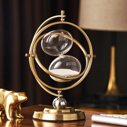 Artivo – Gold Design Hourglass | Luxury Home & Office Sand Timer Decoration