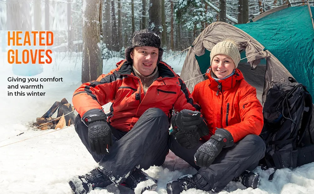 Thermal Heated Gloves | Waterproof Rechargeable Winter Gloves