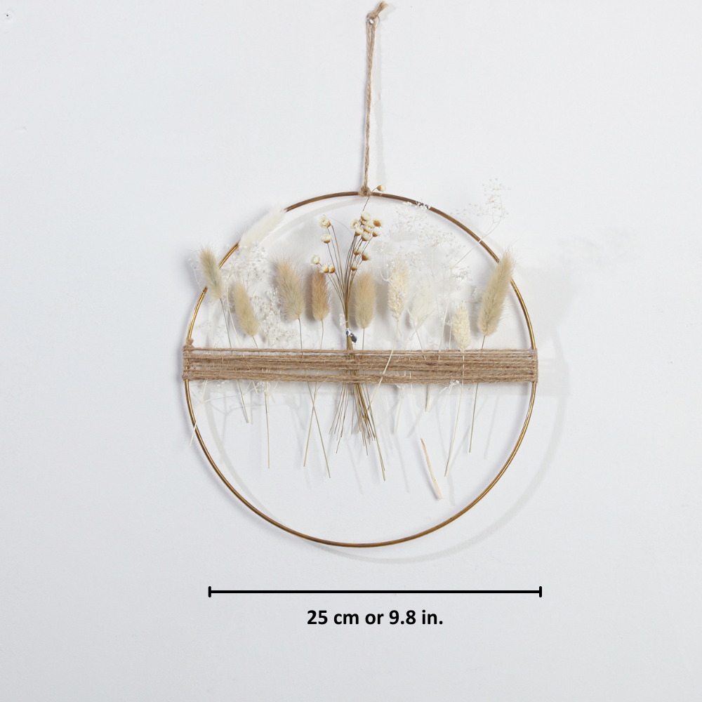 Fleur de Vie Artificial Floral Wreath – Realistic Flower Wreath for Front Door & Home Décor