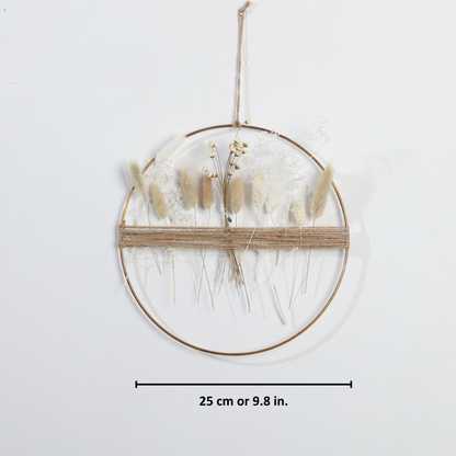 Fleur de Vie Artificial Floral Wreath – Realistic Flower Wreath for Front Door & Home Décor