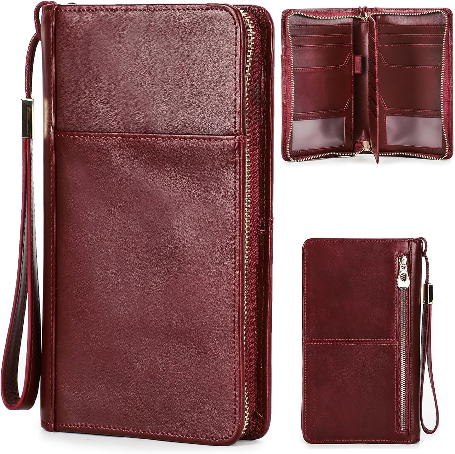 Bonny | Luxury Top Grain Leather Passport Holder | RFID Secure
