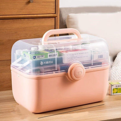 MediSmart Pill Organiser – Compact Weekly Medicine Storage Box for Home & Travel