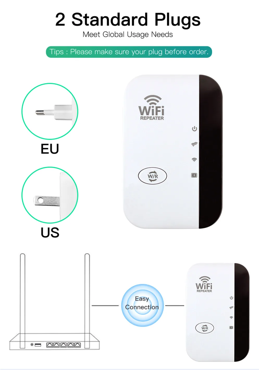 WiFiMax Booster – Powerful External WiFi Signal Extender for Whole-Home Coverage