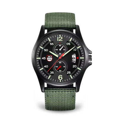 Military Quartz Watch – Lightweight Tactical Nylon Strap Watch for Men