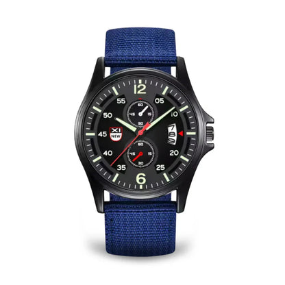 Military Quartz Watch – Lightweight Tactical Nylon Strap Watch for Men