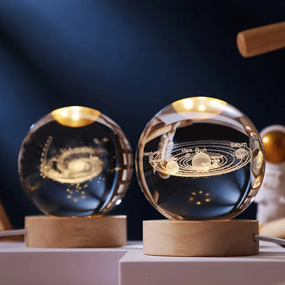 SolarSphere – Crystal Solar System with LED Lighting | Educational & Decorative Gift