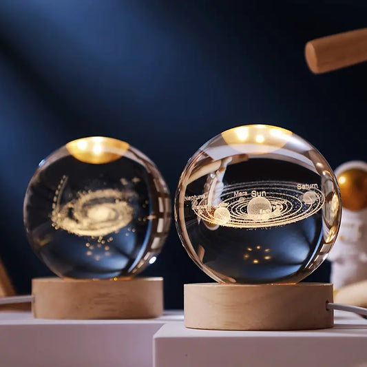 SolarSphere – Crystal Solar System with LED Lighting | Educational & Decorative Gift