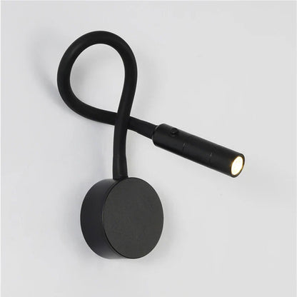 SleekGlow – Minimalist LED Reading Wall Lamp with Adjustable Arm