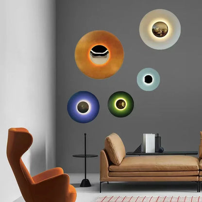ColorBurst – Modern Round LED Lamp with Adjustable Lighting & Multiple Colours