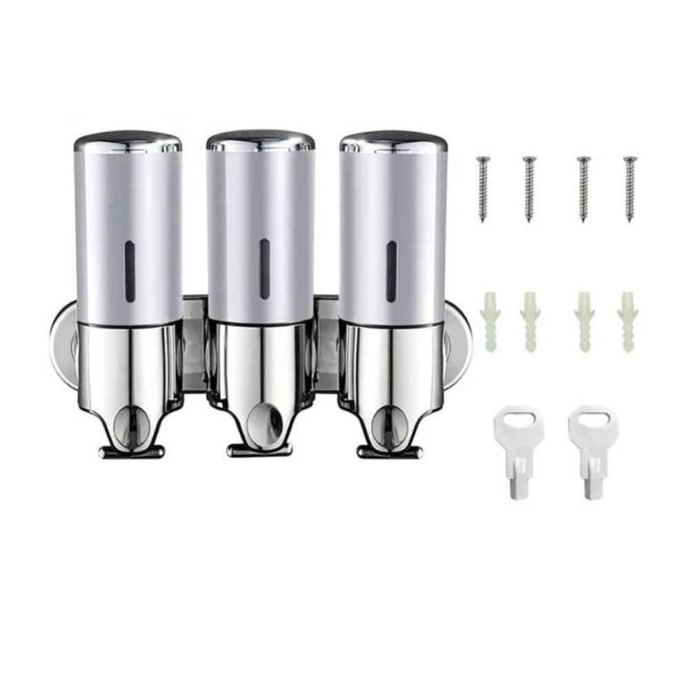 Modern Wall-Mounted Soap Dispenser – Stylish Bathroom Accessory for Liquid Soap, Lotion or Sanitiser