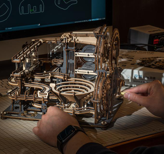 Marble Run Night City 2.0 | Innovative Glow-in-the-Dark Track for Endless Fun