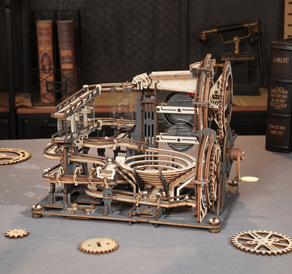 Marble Run Night City 2.0 | Innovative Glow-in-the-Dark Track for Endless Fun