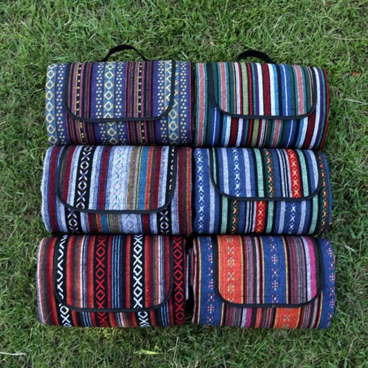 OutdoorBlanket | Waterproof Picnic Blanket with Ethnic Design for Camping & Trips