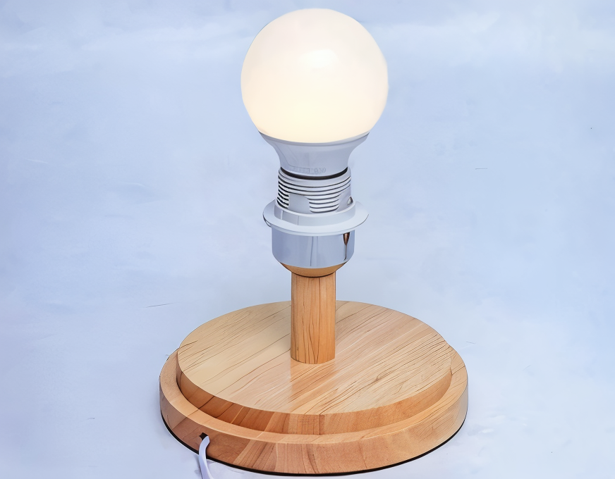 NatureHue – Vintage Bamboo Table Lamp – Creative Woven Rattan Desk Light