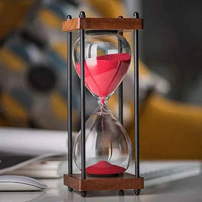 60-Minute Sand Timer – Elegant Hourglass for Time Management & Décor