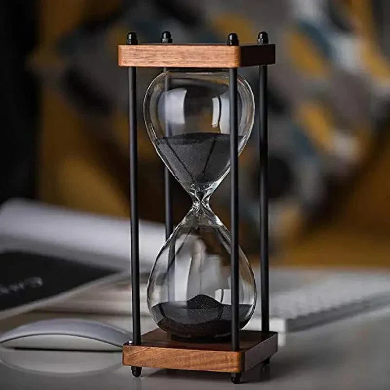 60-Minute Sand Timer – Elegant Hourglass for Time Management & Décor