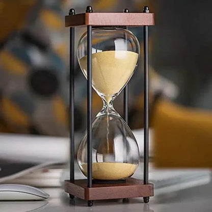 60-Minute Sand Timer – Elegant Hourglass for Time Management & Décor