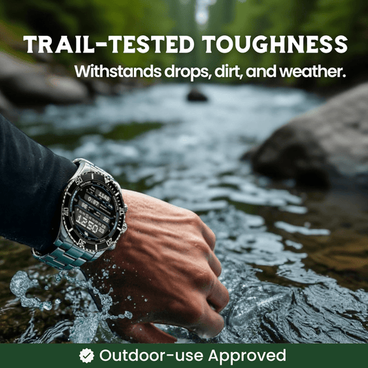 Nexos Pro – Tactical Smartwatch with GPS, Health Tracking & 21-Day Battery Life