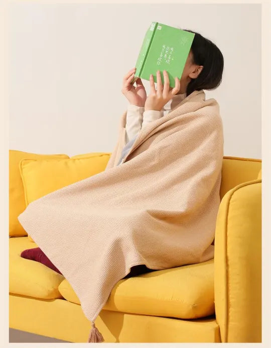 CozyHeat Portable Heated Blanket – USB-Powered Travel Throw with Fast Warming Fleece