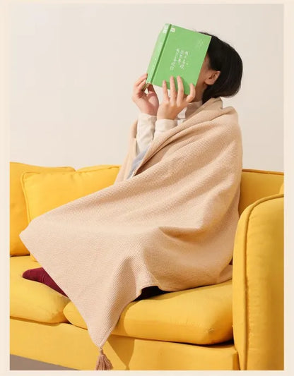 CozyHeat Portable Heated Blanket – USB-Powered Travel Throw with Fast Warming Fleece