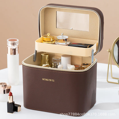 Large Multifunctional Travel Bag for Skincare & Makeup