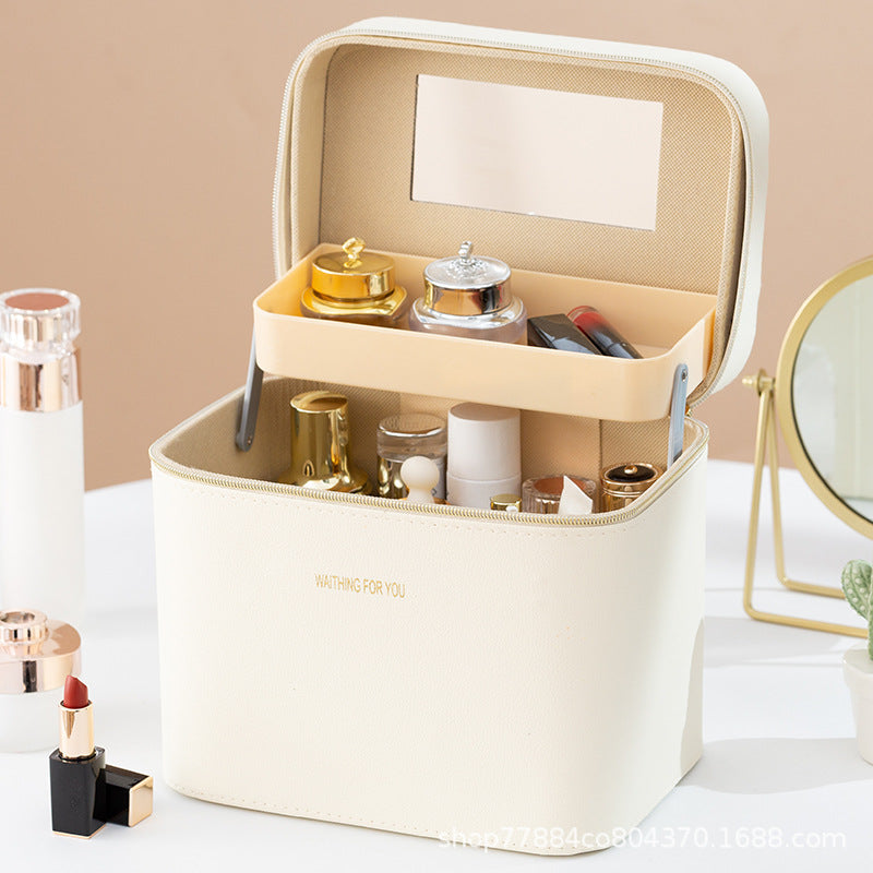 Large Multifunctional Travel Bag for Skincare & Makeup