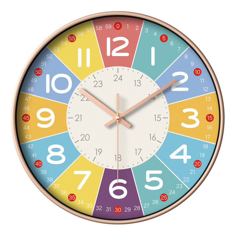 SilentKids – Silent Wall Clock for Children's Rooms