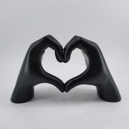 LoveSculpt Handcrafted Wooden Heart Decoration – Symbol of Love & Connection for Home Decor
