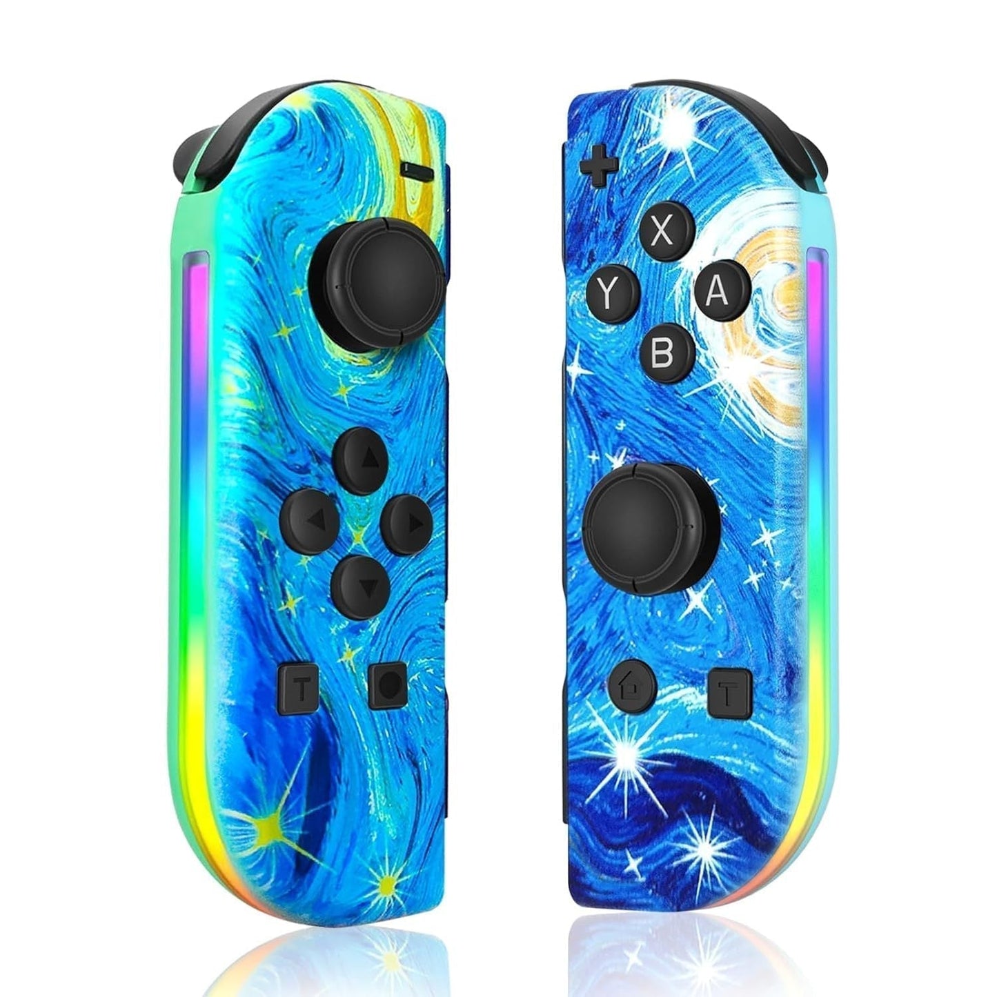 Bluetooth LED Wireless Controller for Nintendo Switch – Ergonomic Gamepad with RGB Lights
