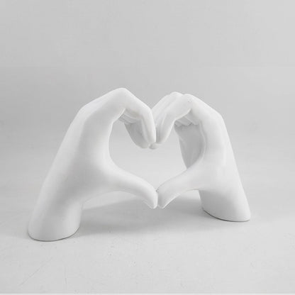 LoveSculpt Handcrafted Wooden Heart Decoration – Symbol of Love & Connection for Home Decor