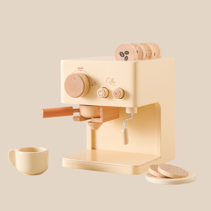 Little Barista Wooden Coffee Machine – Educational Pretend Play Toy | for Kids Age 1+
