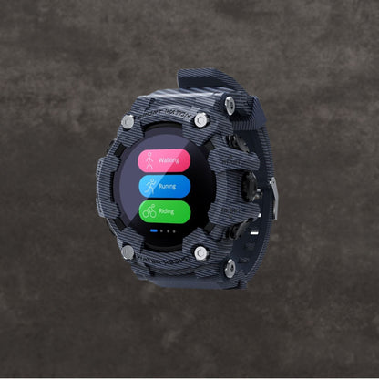 Tactical Military Smartwatch – Rugged Waterproof Watch with Heart Rate Monitor & Long Battery Life