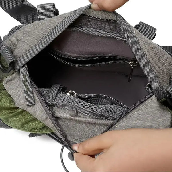 Waterproof Hiking Waist Bag – 5L Bum Bag with Zippered Pockets for Walking & Outdoor Adventures