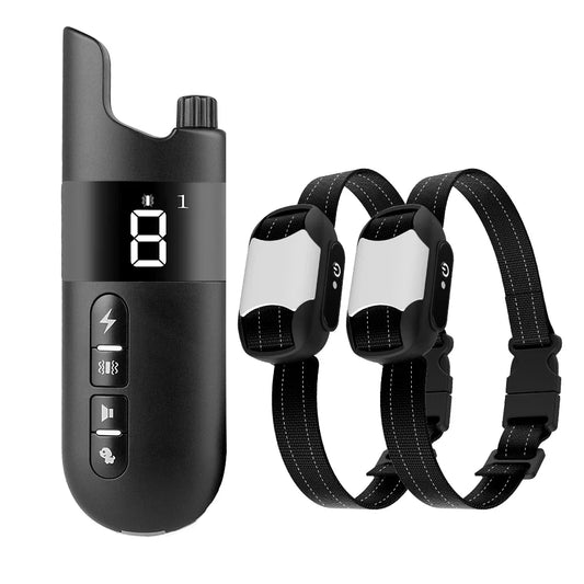 Electric Dog Training Collar – 500m Remote Control, Waterproof IPX7, Shock, Vibration & Sound Modes