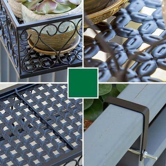 Plantrix Balcony Planter Rail Holder – Stylish Hanging Flower Box for Small Balconies & Outdoor Spaces