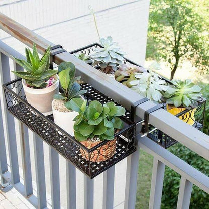Plantrix Balcony Planter Rail Holder – Stylish Hanging Flower Box for Small Balconies & Outdoor Spaces